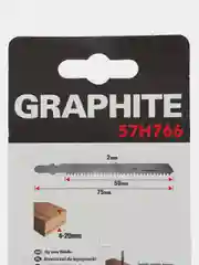 Полотна для электролобзика GRAPHITE 57H766, 5 штук, 50 мм