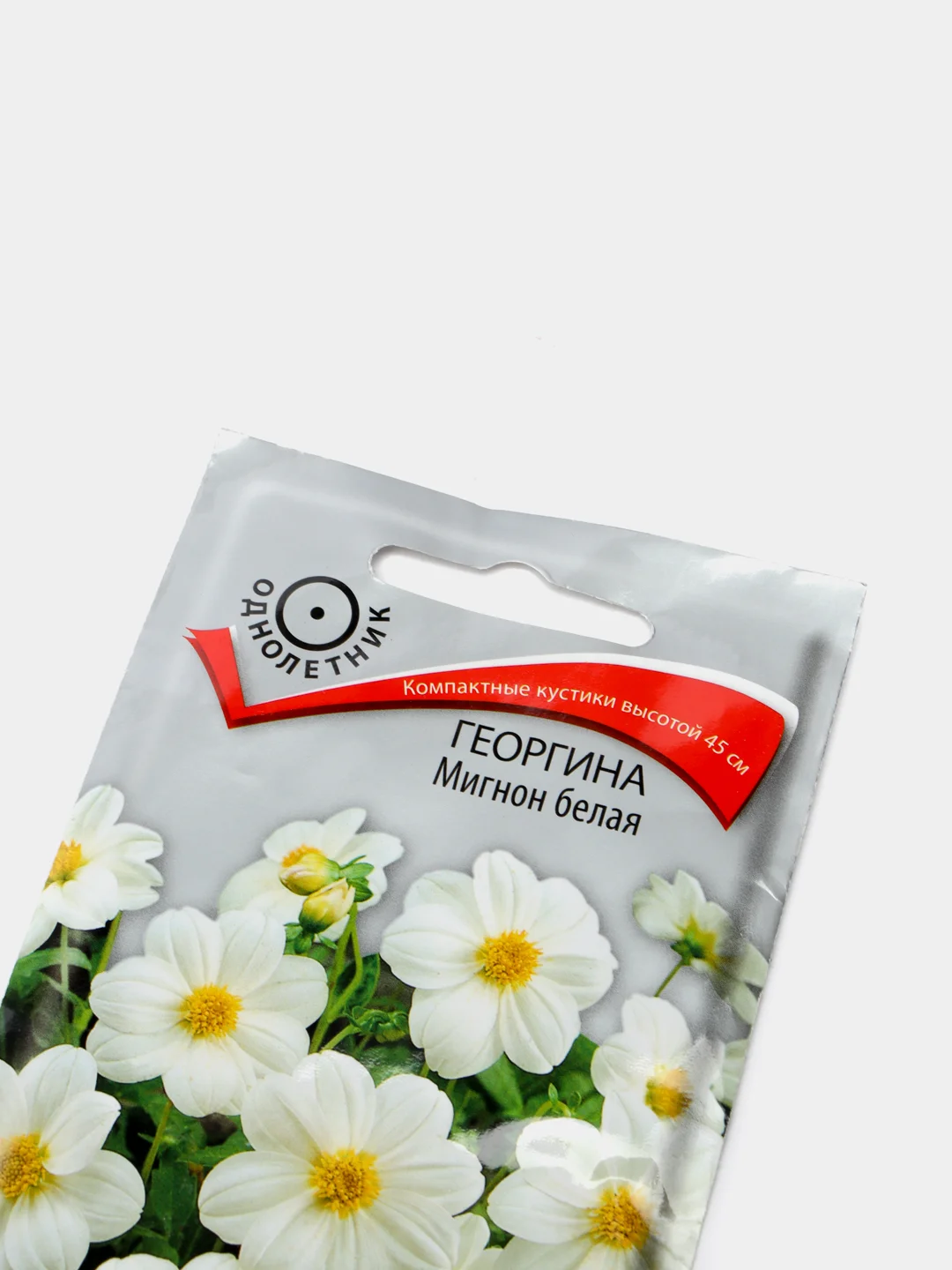 Семена Георгина "Мигнон белая"
