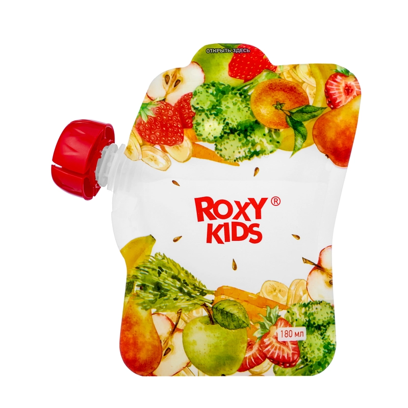 Многоразовые пакеты для детского питания ROXY-KIDS, 5 шт