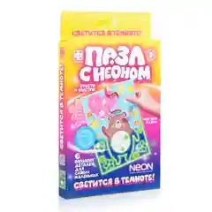 Аметистовый пазл с неоном