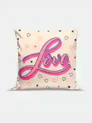 Купон, панель для пошива декоративной подушки "Love" (сатин)