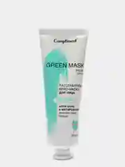 Крио-маска для лица анти-акне и матирование Green mask Compliment, расслабляющая, 80 мл