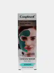 Крио-маска для лица анти-акне и матирование Green mask Compliment, расслабляющая, 80 мл