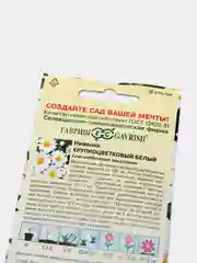 Семена Нивяник крупноцветковый белый набор 2 уп