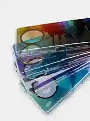 Бирюзовый чехол Honor 50 Lite, Huawei Nova 8i, Хонор 50 Лайт, твердый прозрачный с рисунком