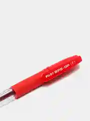 Ручка шариковая Pilot BPS-GP, резиновый упор, 0.7 мм, масляная основа, стержень красный