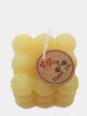 Фигурная свеча CUBE "Бежевый Куб"