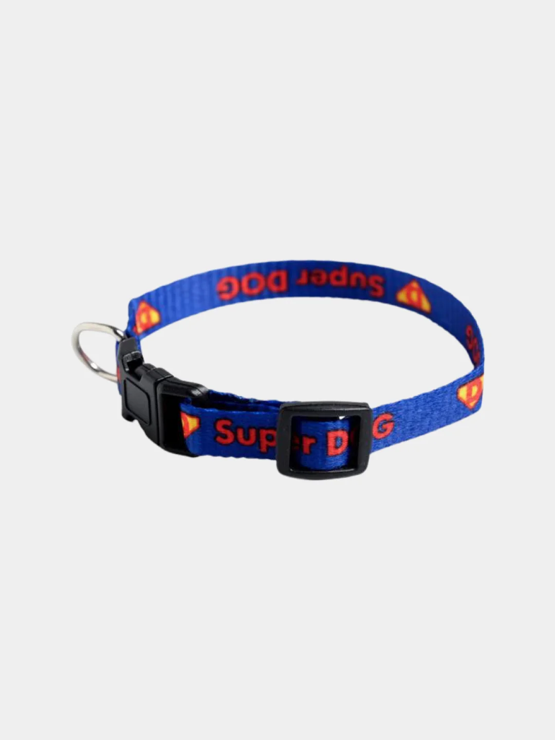 Фиолетовый ошейник с фастексом Дай пять,Super dog