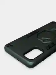Золотой чехол Samsung Galaxy A41, Самсунг Галакси А41 противоударный с подставкой