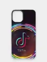 Голубой чехол iPhone 12 / 12 Pro, 12 Pro Max, 12 Mini чехол силиконовый с рисунком