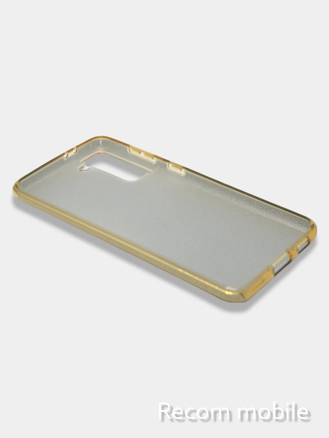 Золотой чехол блестящий Samsung Galaxy S21, накладка c блёстками Самсунг S 21