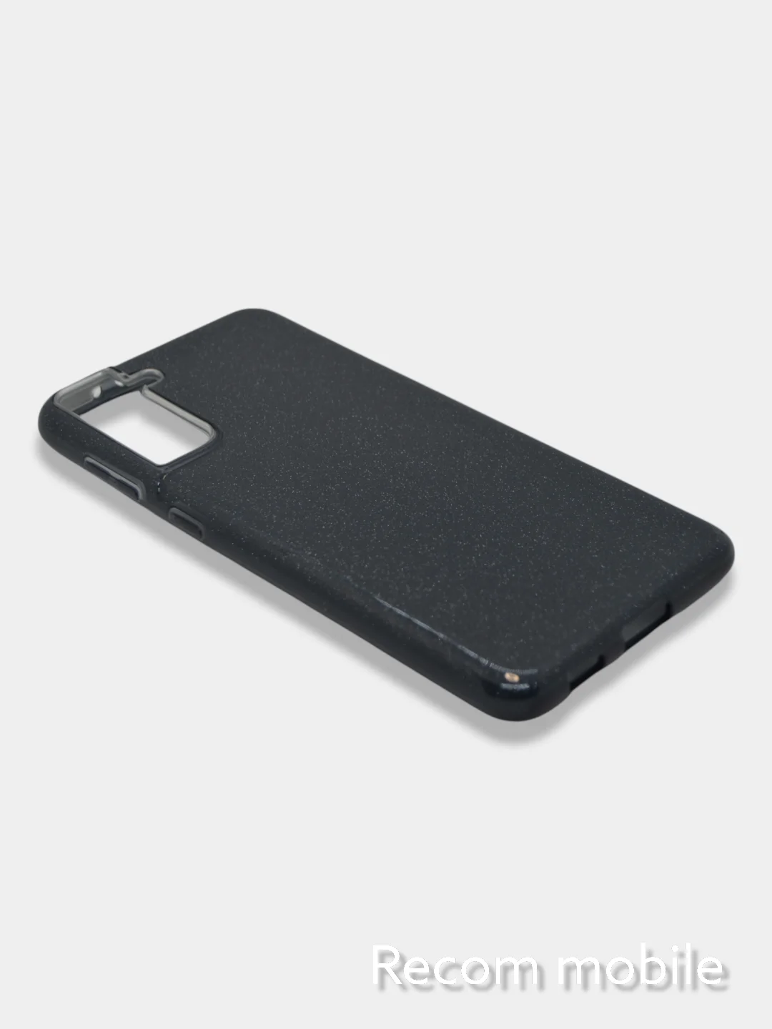Угольный чехол блестящий Samsung Galaxy S21 Plus накладка c блёстками Самсунг S21 +