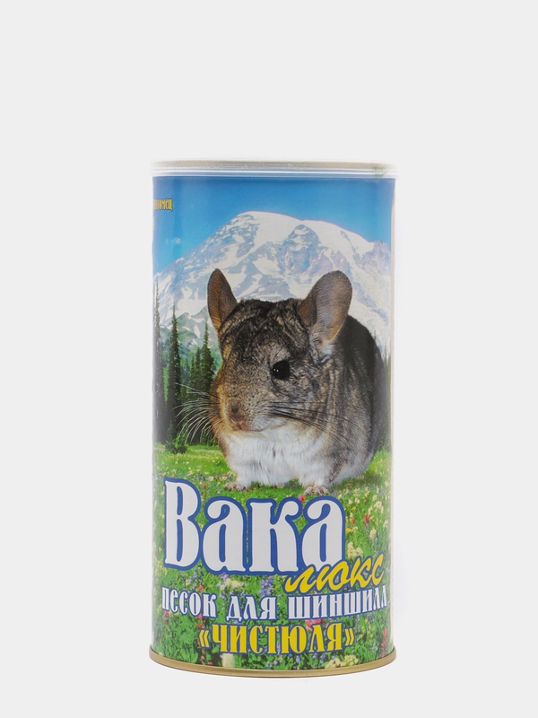 Песок для шиншилл Чистюля 1,6 л, Вака люкс