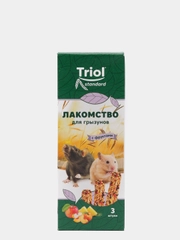Лакомство для грызунов с фруктами 3 шт TRIOL Зерновая палочка
