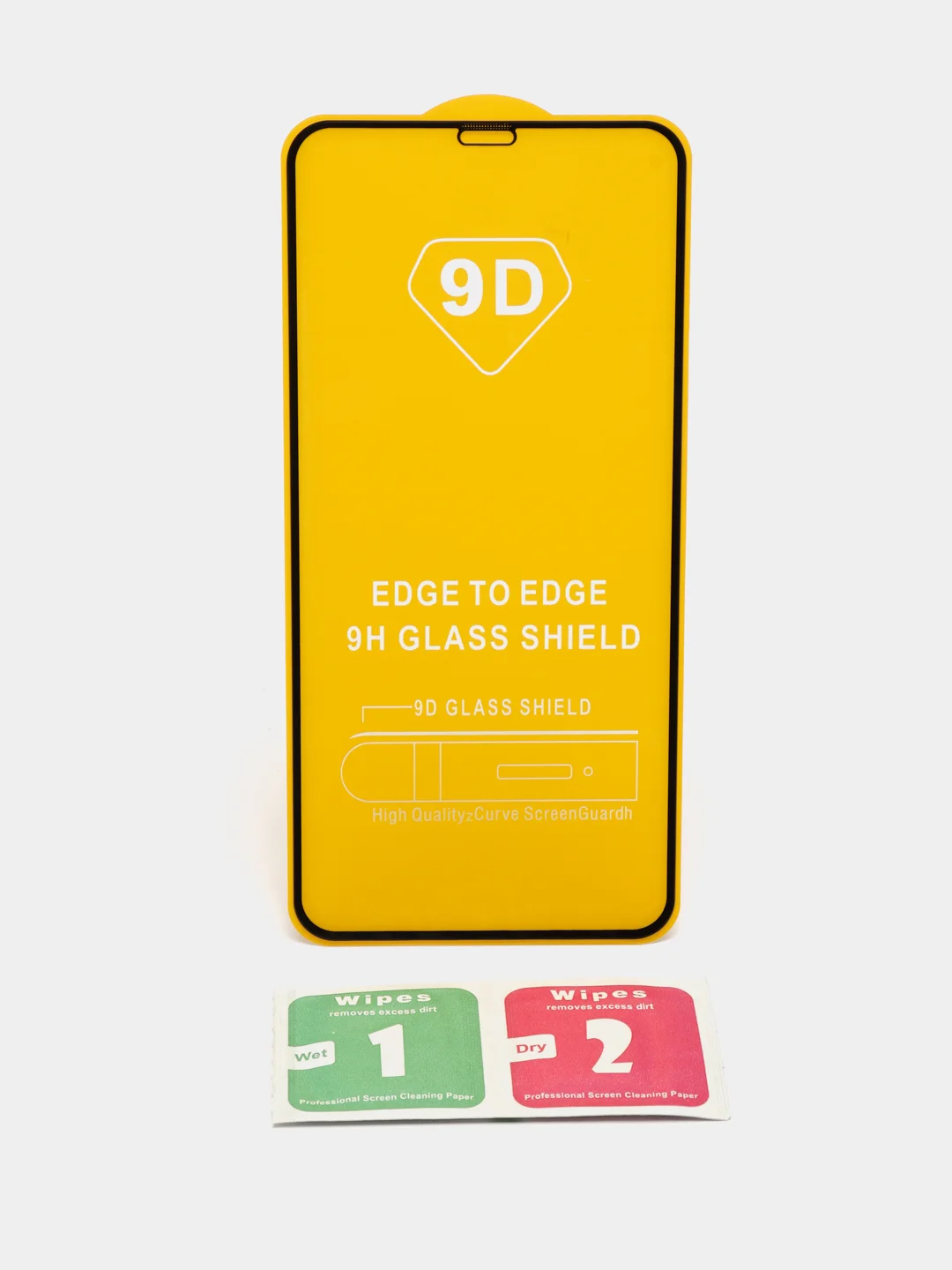 Защитное стекло 5D для iPhone всех моделей с тонкой черной рамкой