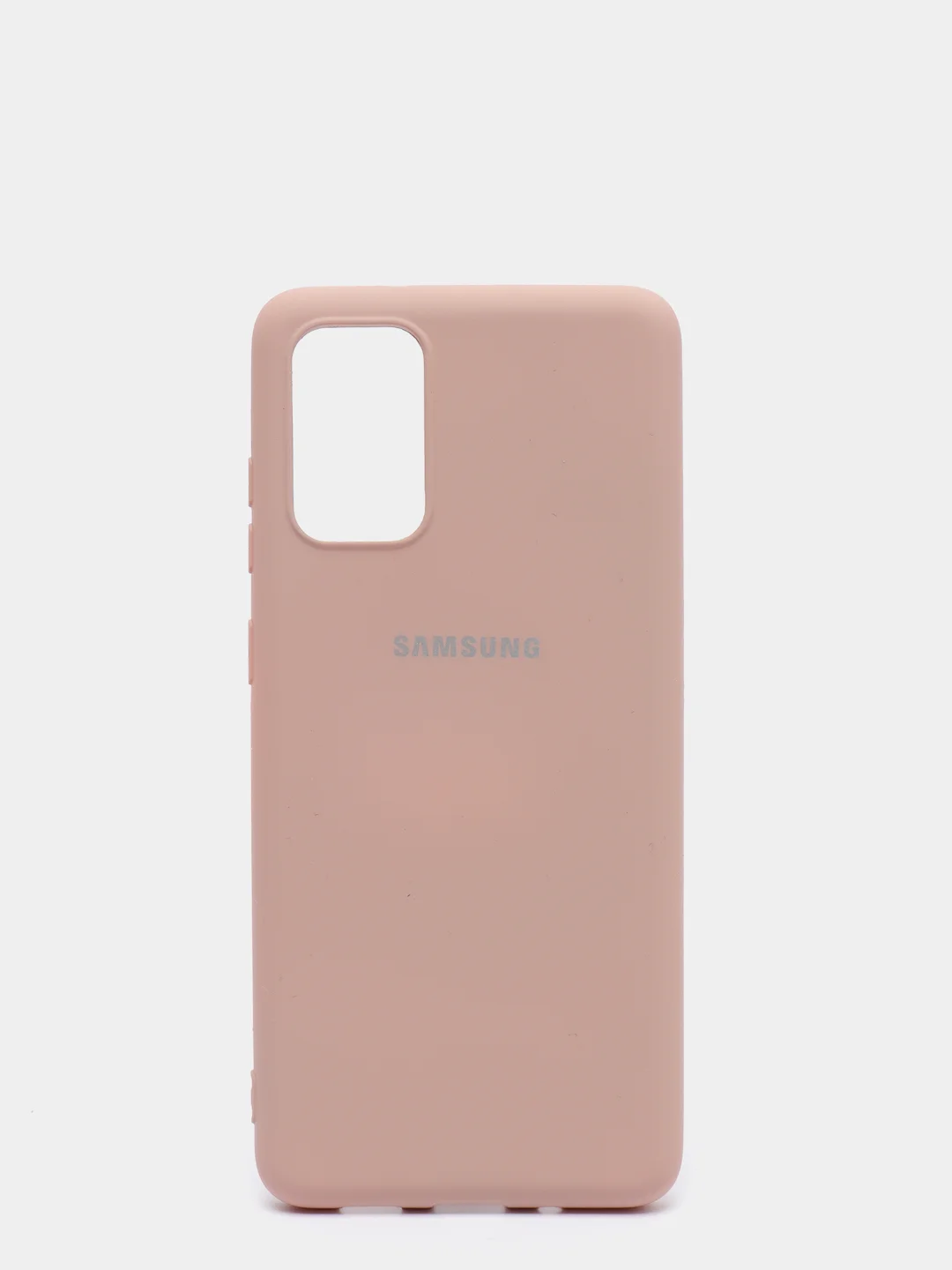 Бежевый защитный силиконовый чехол Silikone Cover для Samsung S20 PLUS