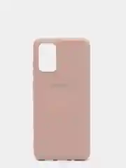 Бежевый защитный силиконовый чехол Silikone Cover для Samsung S20 PLUS