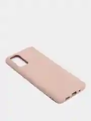 Бежевый защитный силиконовый чехол Silikone Cover для Samsung S20 PLUS