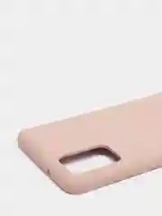 Бежевый защитный силиконовый чехол Silikone Cover для Samsung S20 PLUS