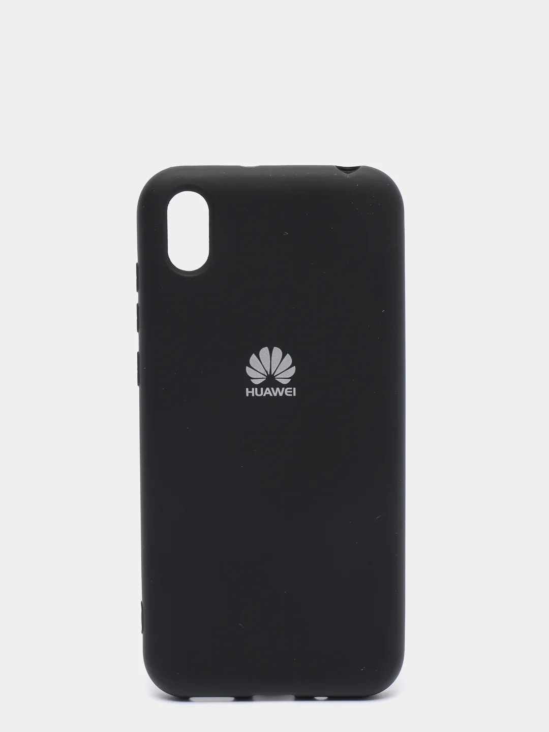 Черный защитный силиконовый чехол Silicone Cover HUAWEI Y5 PRIME 2019