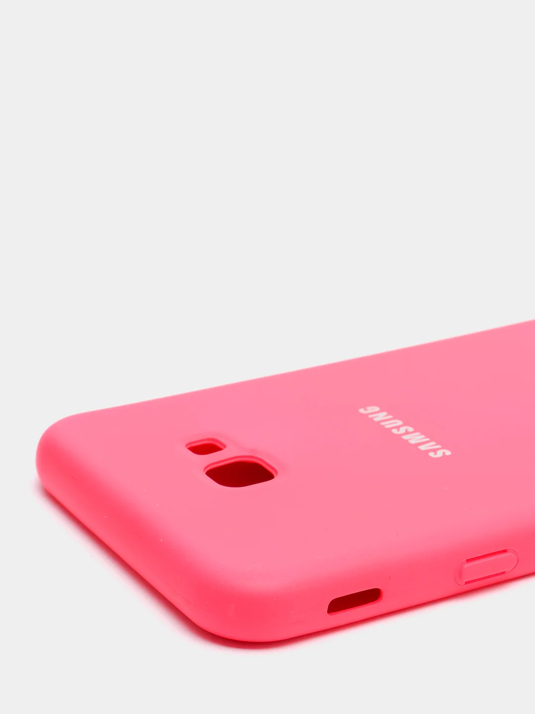 Кораллово-розовый защитный силиконовый чехол Silikone Cover для Samsung J4 PLUS