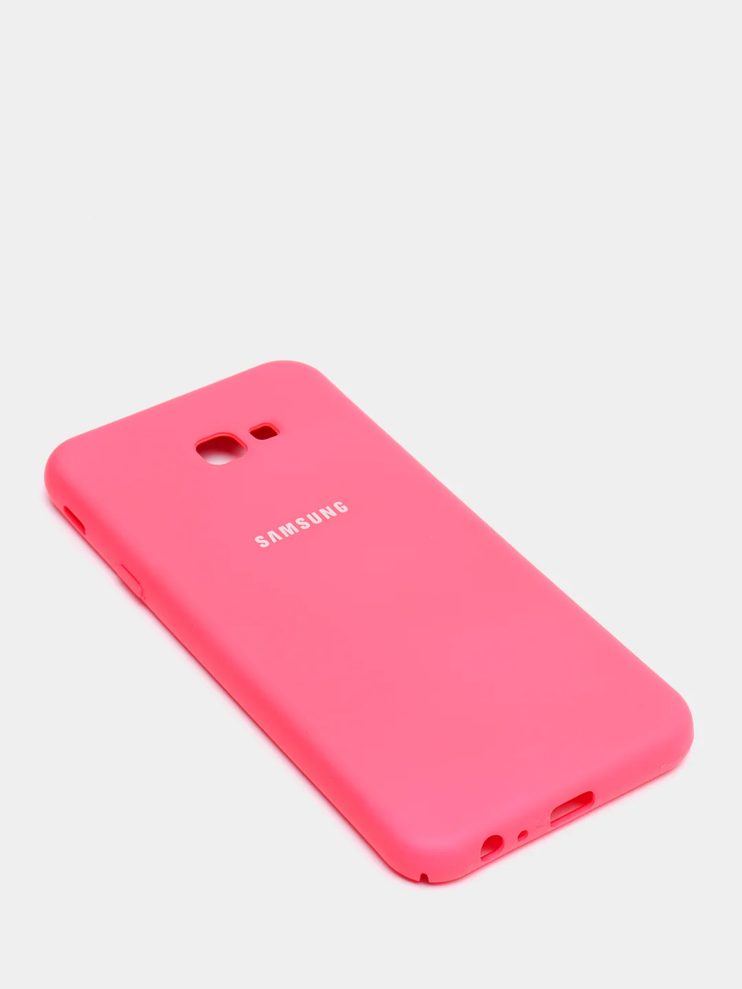 Кораллово-розовый защитный силиконовый чехол Silikone Cover для Samsung J4 PLUS