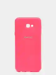 Кораллово-розовый защитный силиконовый чехол Silikone Cover для Samsung J4 PLUS