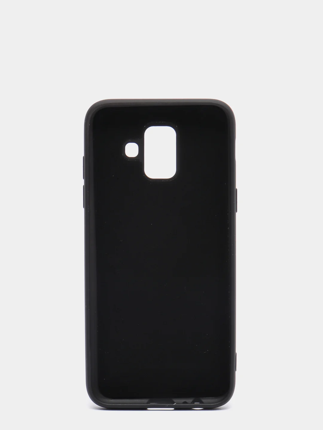 Черный защитный силиконовый чехол Silikone Cover для Samsung A6 2018