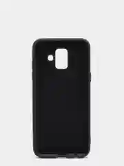 Черный защитный силиконовый чехол Silikone Cover для Samsung A6 2018