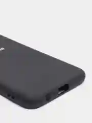 Черный защитный силиконовый чехол Silikone Cover для Samsung A6 2018