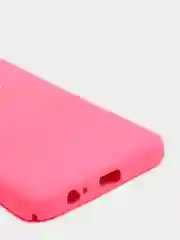 Кораллово-розовый защитный силиконовый чехол Silikone Cover для Samsung J8 2018