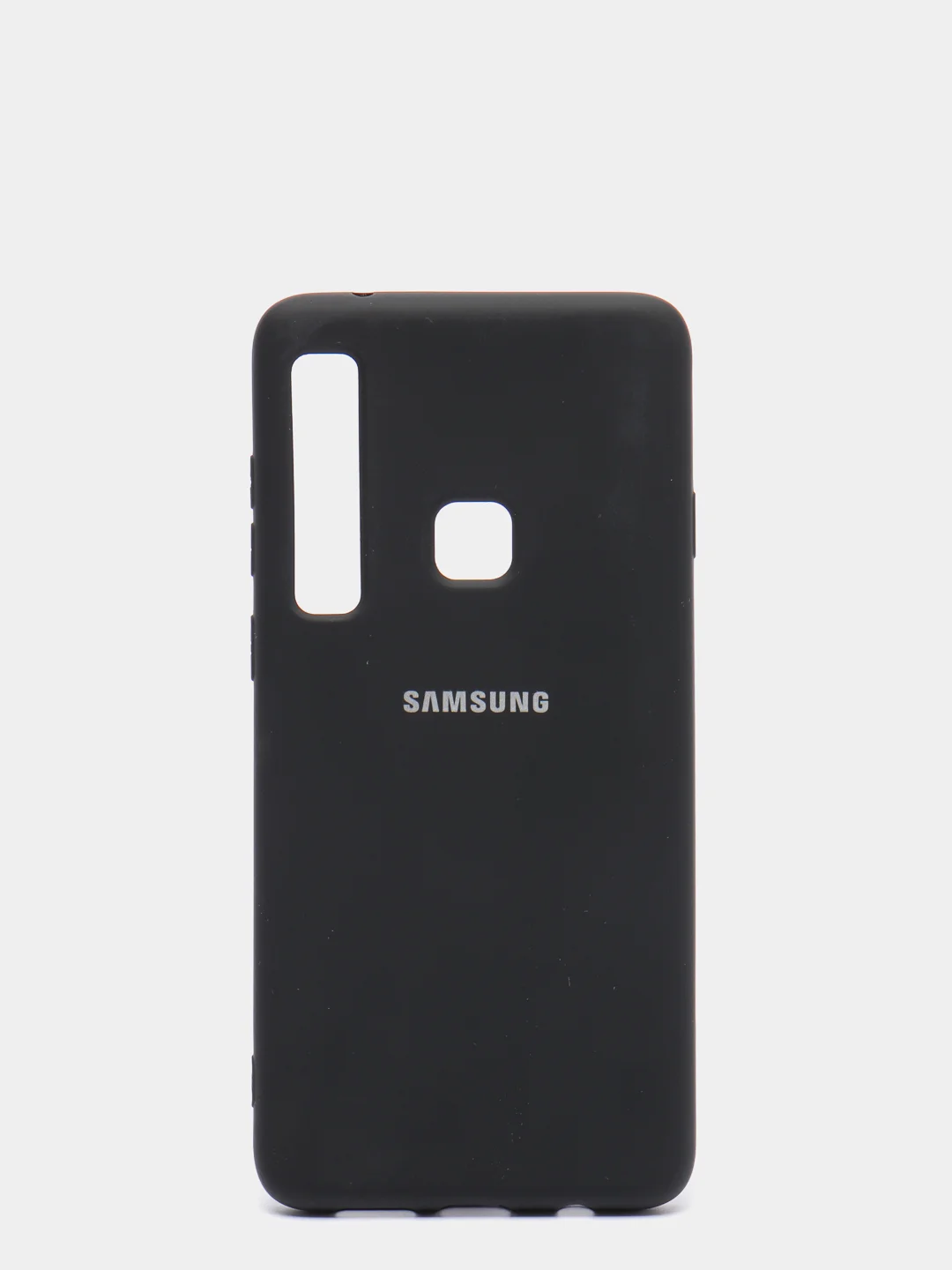 Черный защитный силиконовый чехол Silikone Cover для Samsung A9 2018