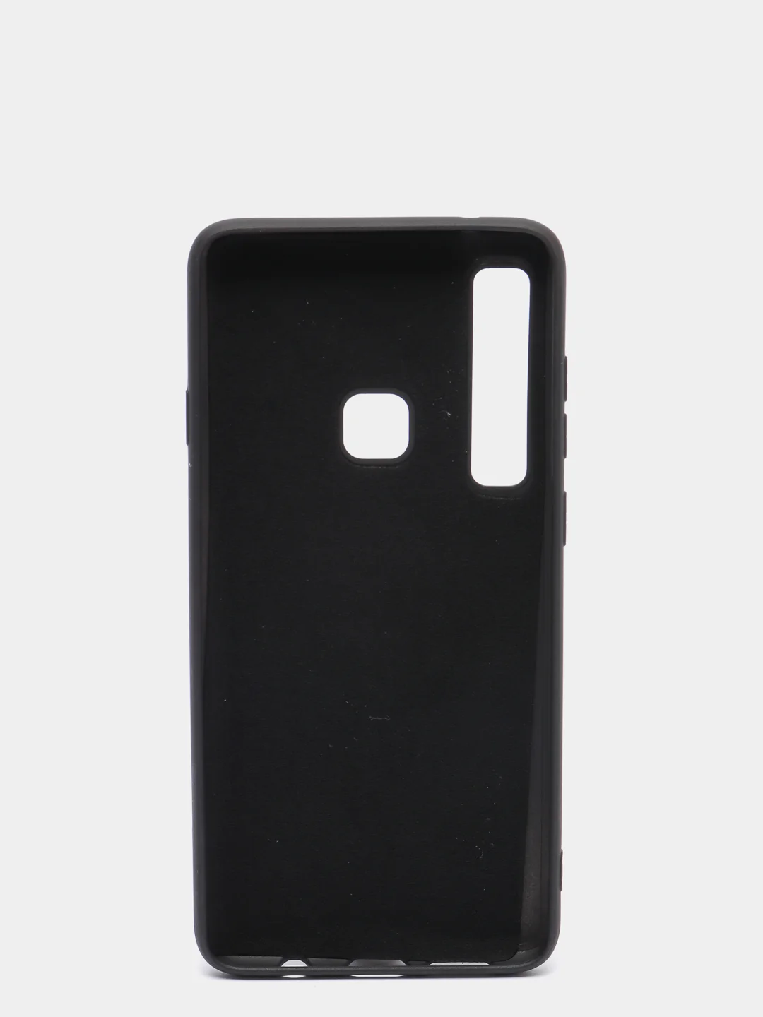 Черный защитный силиконовый чехол Silikone Cover для Samsung A9 2018