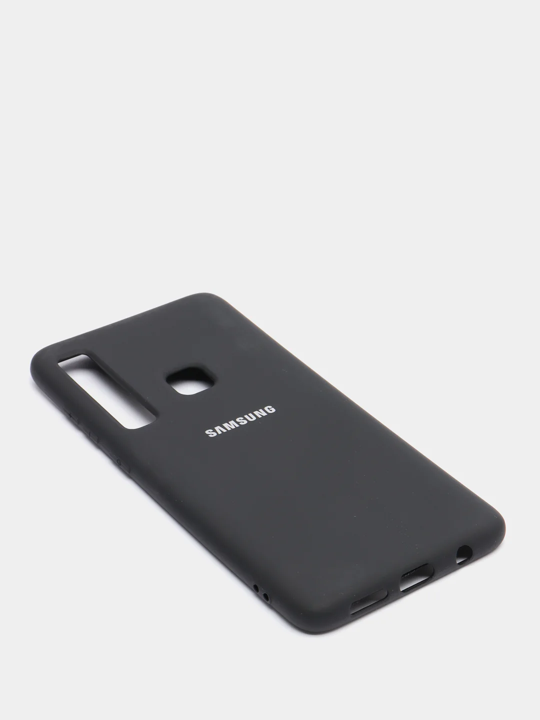 Черный защитный силиконовый чехол Silikone Cover для Samsung A9 2018