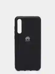 Черный защитный силиконовый чехол Silicone Cover HUAWEI P20 PRO 2018