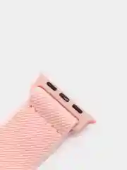 Розовый ремешок для Apple Watch, нейлоновый, эластичный