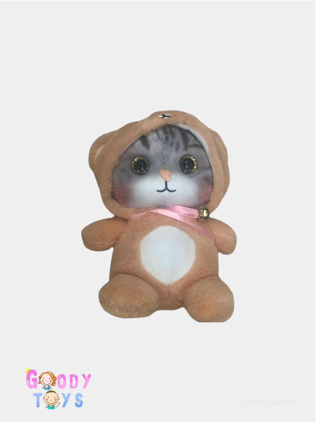 Голубой мягкая игрушка котики ТИК ТОК 25 CM