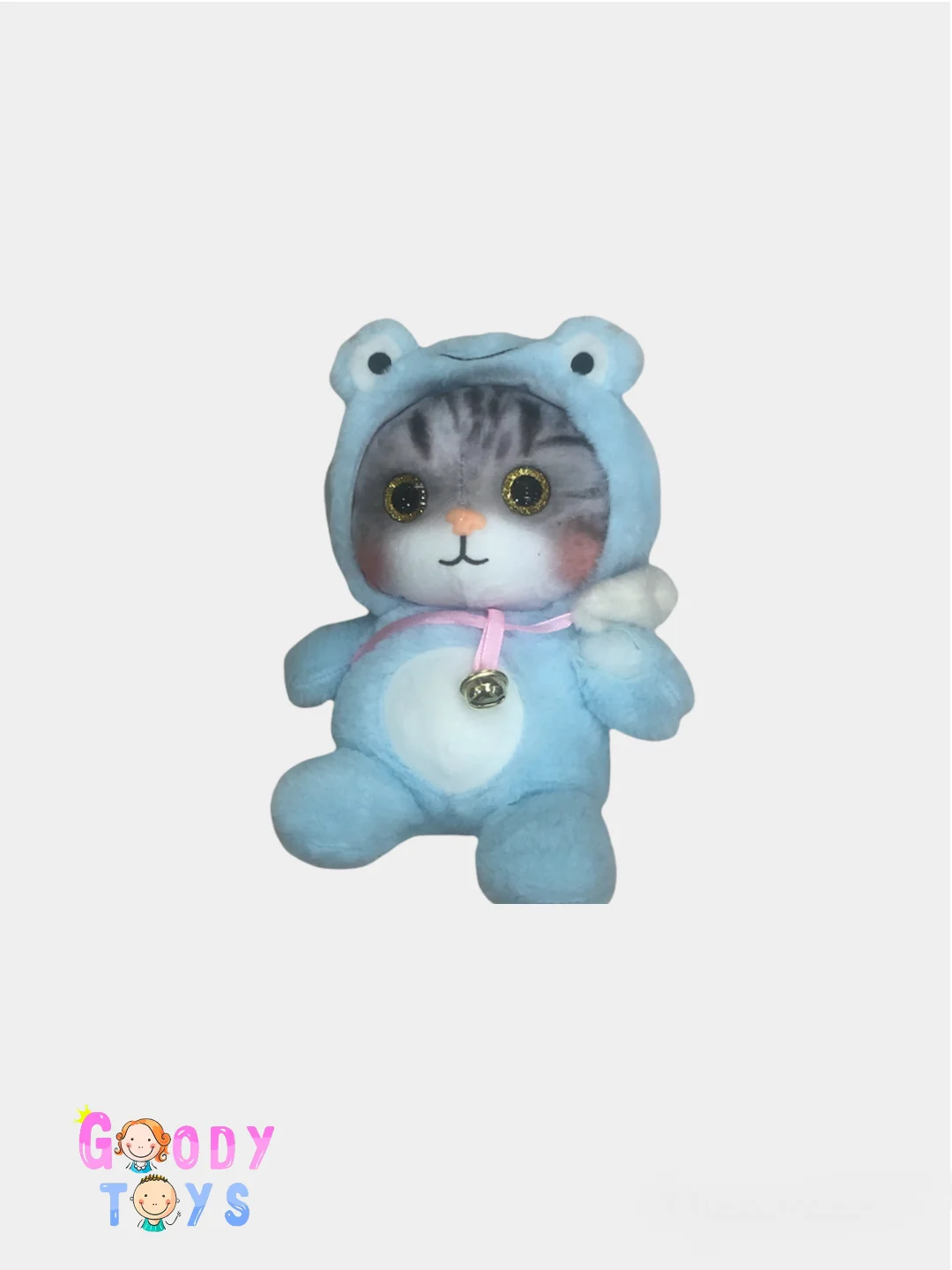 Голубой мягкая игрушка котики ТИК ТОК 25 CM