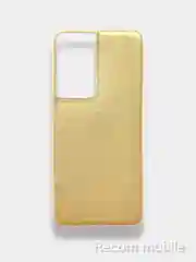 Золотой чехол блестящий Samsung Galaxy S21 Ultra, накладка c блёстками  Самсунг S 21 Ultra