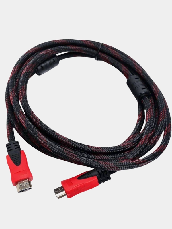 Кабель HDMI FullHD в оплетке с 2 ферритовыми филтрами