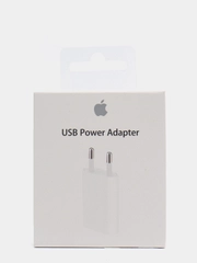 Блок питания для телефона 1А / Зарядное устройство для IPhone/USB / Блочок (белый) / айфон