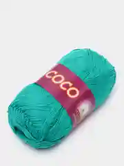 Бирюзовый пряжа Коко Вита Coco Vita cotton 100 % мерсеризованный хлопок, 50г 240м