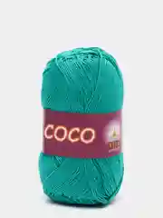 Бирюзовый пряжа Коко Вита Coco Vita cotton 100 % мерсеризованный хлопок, 50г 240м
