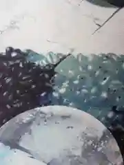 Голубой коврик для спальной с нескользящим основанием