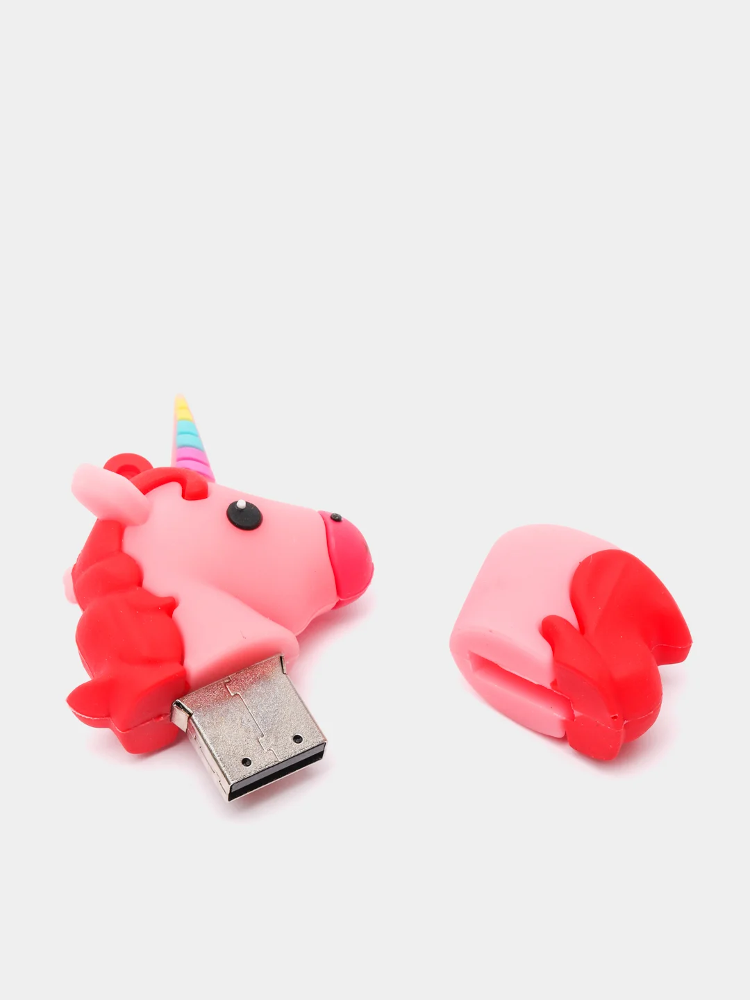 Розовый flash-накопитель USB в виде единорога