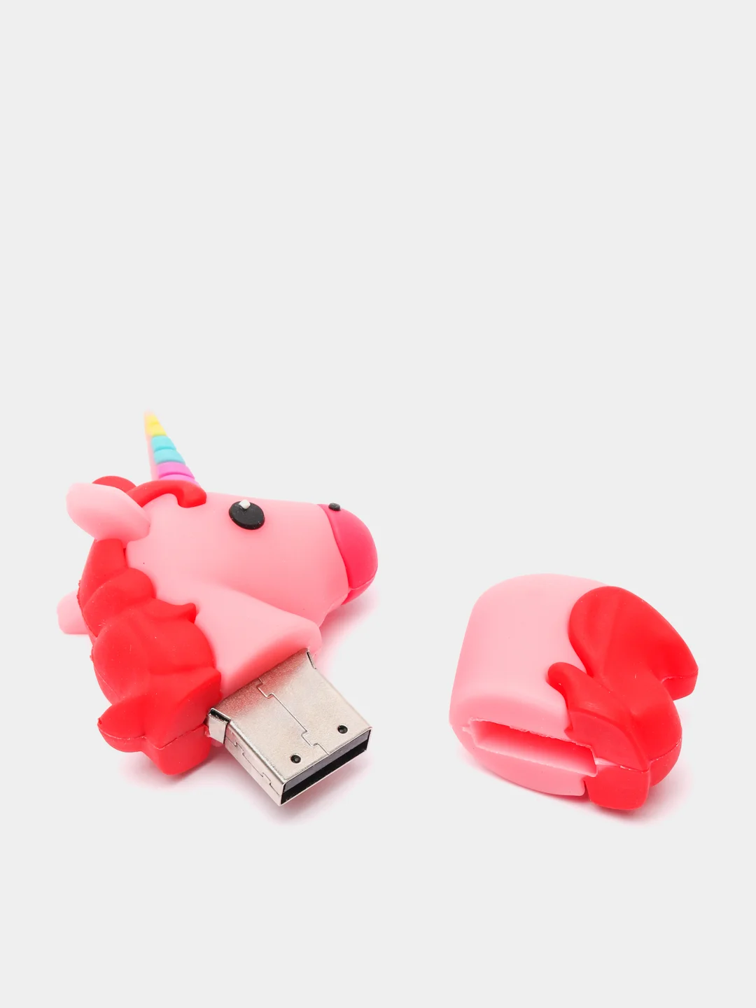Розовый flash-накопитель USB в виде единорога