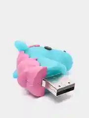 Голубой flash-накопитель USB в виде единорога