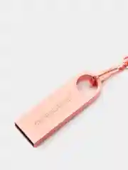 Розовый металлическая флешка USB