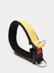 Желтый ошейник капроновый для собак "Strong Dog" Fashion, 25 мм