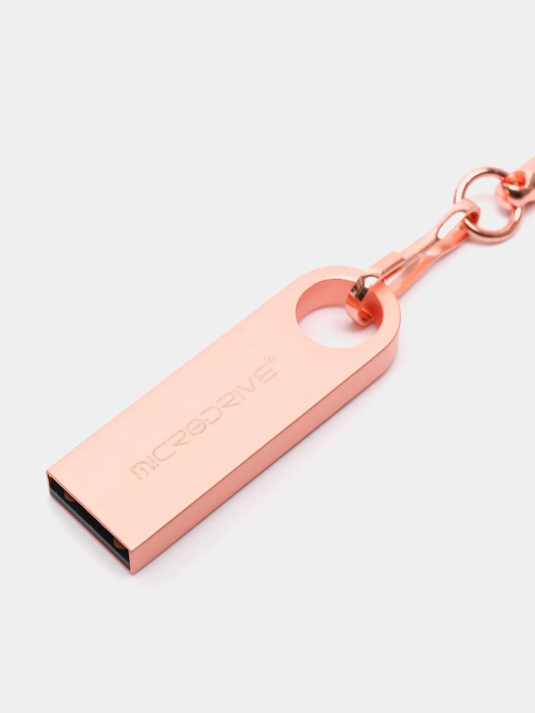 Розовый металлическая флешка USB